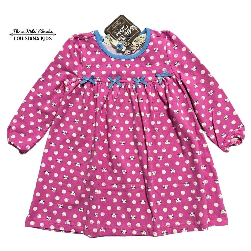 NEW Matilda Jane 12-18m Make Believe Joyful Joyful Dress & Bloomers Set
